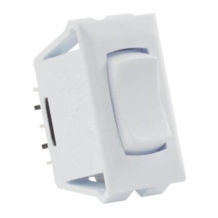Jr Products 12V MOM-ON/OFF/MOM-ON SWITCH, WHITE 12695